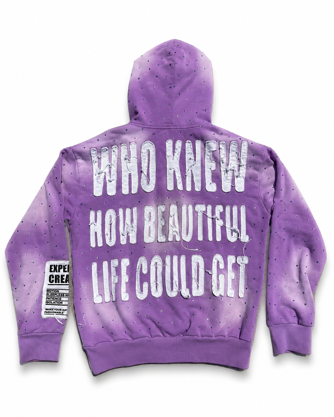 “Who Knew” Lavender Purple Zip-up