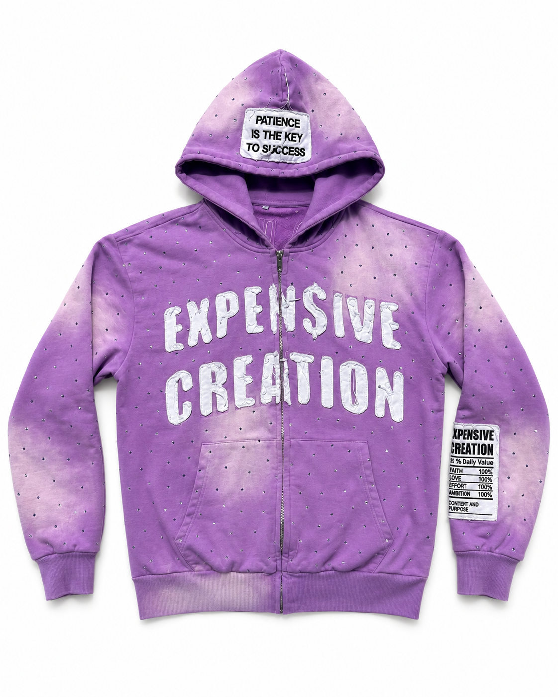 “Who Knew” Lavender Purple Zip-up