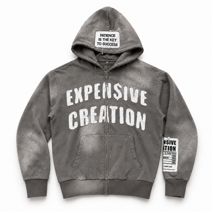 “Who Knew” Grey Zip-up