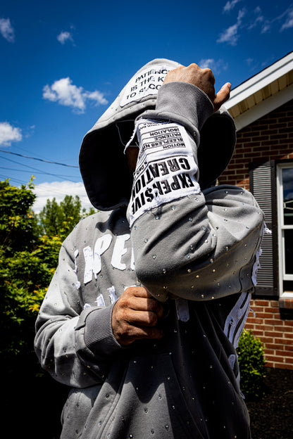 “Who Knew” Grey Zip-up