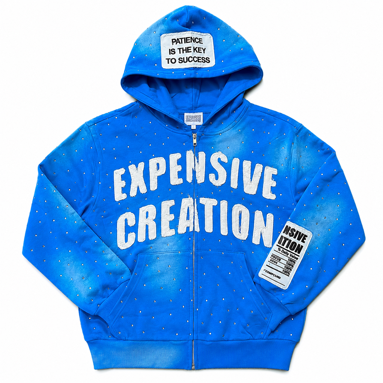 "Who Knew" Blue Zip Up