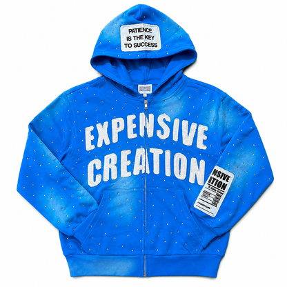 "Who Knew" Blue Zip Up